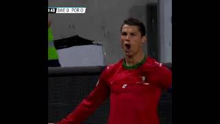 Sweden vs Portugal - Ronaldo's hat trick...🔥🔥 #shorts