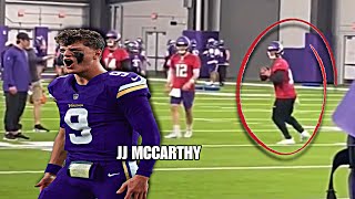 JJ McCarthy & Minnesota Vikings throwing DARTS @ OTA’s DAY 2 HIGHLIGHTS: “Gettin