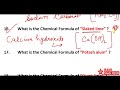 chemical formula science science gk in english rasayanik sutra vigyan important question