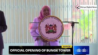 Thank you Mr President! Mishi Mboko's remarks in front of Ruto during opening of