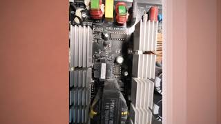 Cleaning the power supply of zalman