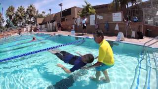 Paraplegic Pool Entry, Exit, and Swim Techniques