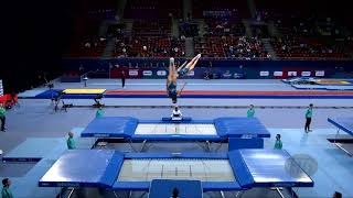 Canada 1 (CAN) W - 2022 Trampoline Worlds, Sofia (BUL) - Q Synchro Exercise 1