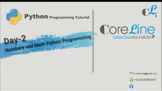 Day-2 Numbers and Math Python Programming