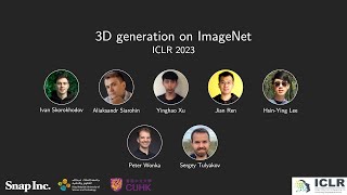 3D generation on ImageNet — ICLR 2023 (Oral)