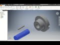 Autocad Inventor 2019 - Oldham Coupling - sub assembly and assembly