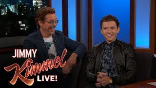 Robert Downey Jr. & Tom Holland on Spider-Man: Homecoming