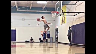LaMelo Ball Almost dunks on former chino hills player ......!!!!!!!
