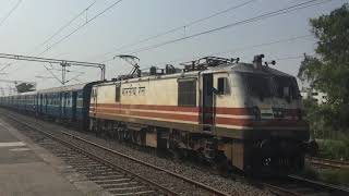 Mumbai Central - Ahmedabad Gujarat Express with WAP5 - Indian Railways.