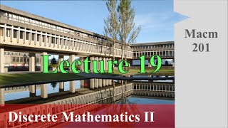 Macm 201 - Lecture 19