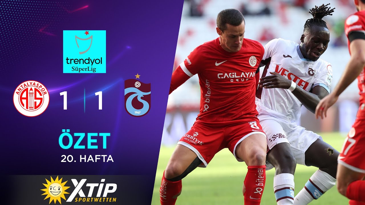 MERKUR BETS | B. Antalyaspor (1-1) Trabzonspor - Highlights/Özet ...