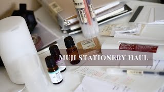 Muji Stationery Haul 2018 || revisign