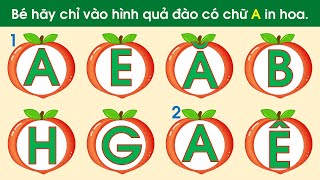 Bé học chữ Aa | bảng chữ cái Tiếng VIệt mới nhất | Bé tập đánh vần Tiếng Việt cùng cô Thanh Nấm.