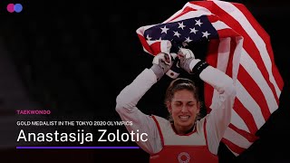 Meet Anastasija Zolotic - USA's Gold Medalist in Taekwondo at 2020 Tokyo Olympics