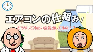 冷房はどうやって冷たい空気をだしているのか！エアコンの仕組みについて解説しちゃいます！