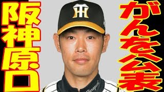 【悲報】阪神原口、大腸がんを告白！近日中にオペ！早期の実戦復帰を目指す