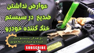 یخ زدن سیستم خنک کننده خودرو و ضرر های استفاده نکردن از ضد یخ