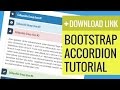 How to create and style Bootstrap Accordion