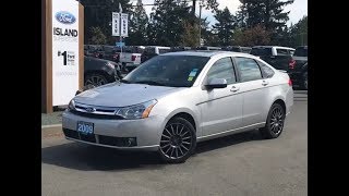 2009 Ford Focus SES W/ Leather, Ambient Lighting, Moonroof Review| Island Ford