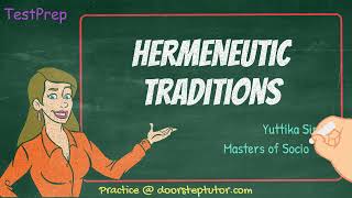 Hermeneutic Traditions: Concept, Application | Sociology