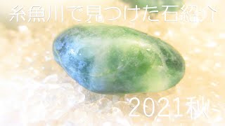 糸魚川で見つけた美しい石を紹介します～2021秋～翡翠、めのう、石英など