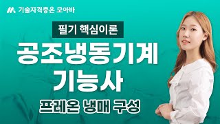 2024년 시험대비 공조냉동기계기능사 필기 핵심이론_프레온 냉매 구성