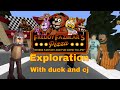 Ducktions and cj explore the abandoned Freddy fasbears pizza