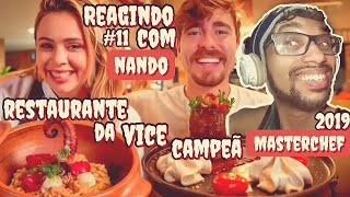 Reagindo com Nand0! #11 Restaurante da Masterchef Vice Campeã 2019!