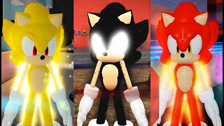 Crossover Sonic 3D RPG - All Fake, Chaos & Sol Emerald Locations (Sonic Roblox Fangame)