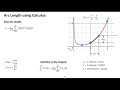 finding an arc length using calculus