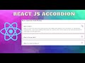 Learn to Build React Accordion Component in 10-Minute | React JS Beginner Project