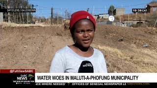 Water crisis in embattled Maluti-A-Phofung Municipality continues