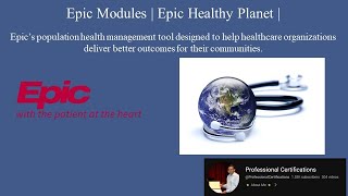 Epic Systems modules | Epic Healthy Planet |