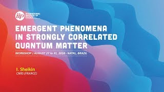 Fermi surface and magnetic field-induced quantum phase transition (...) - I. Sheikin