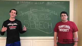 Transylvania University conservative students' response