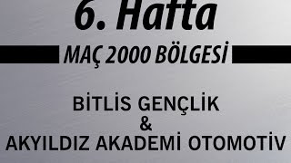 BİTLİS GENÇLİK - AKYILDIZ AKADEMİ OTOMOTİV MAÇ ÖZETİ