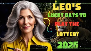 ✨ LEO’S LUCKY LOTTERY DAY 🌟 BROUGHT TO YOU BY LUCKYNUMBER! 🍀