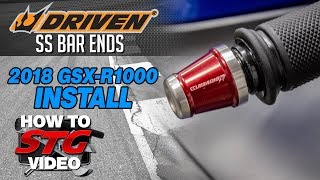 Driven 2018 Suzuki GSX-R1000 SS Bar Ends Install | Sportbiketrackgear.com