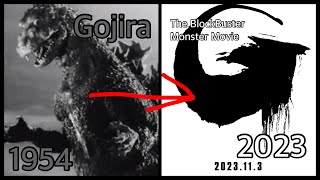 EVOLUTION OF GODZILLA (1954-2023) (Read Desc)