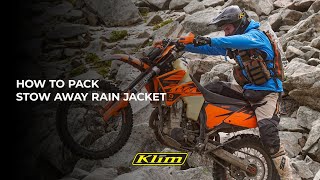 How to Pack the KLIM Stow Away Rain Jacket