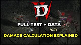 DEEP DIVE: DAMAGE CALCULATION IN DIABLO 4 EXPLAINED WITH PROOF. Diablo 4 Season 13 Lord of Hatred