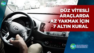 Düz Vitesli Araçlarda Az Yakmak İçin 7 Altın Kural \u0026 Tasarruflu sürüş Teknikleri ♻️✖