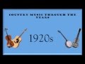 Country Music Through The Years: 1920s