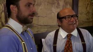 It's Always Sunny in Philadelphia - Charlie and Frank at a business dinner