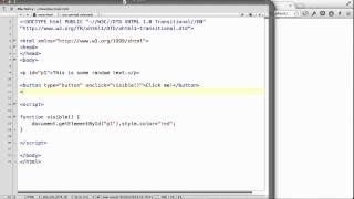 JavaScript - 26. Changing CSS using JavaScript