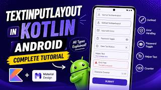 ANDROID - TEXT INPUT LAYOUT EDIT TEXT || TUTORIAL IN KOTLIN