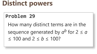 Project Euler: Problem 29 (C/C++)