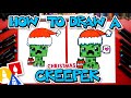 How To Draw A Christmas Creeper