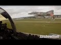 F-4 Phantom Helmet Cam - Two-Ship Airshow Demo and Departure - EAA AirVenture Oshkosh 2016