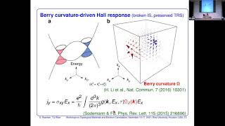 Silke Paschen – “Controlling electronic topology in a strongly correlated electron system\